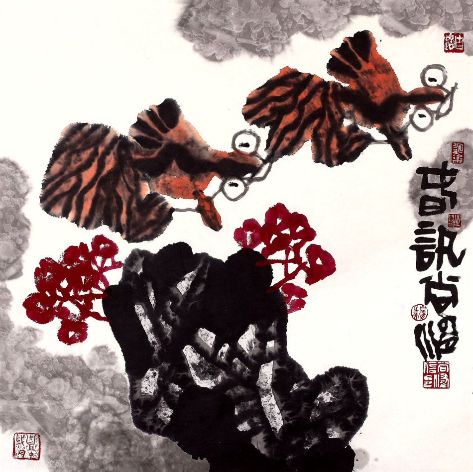春讯 68x68cm